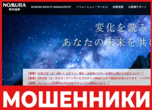 Nomura лицевая сторона cкрин