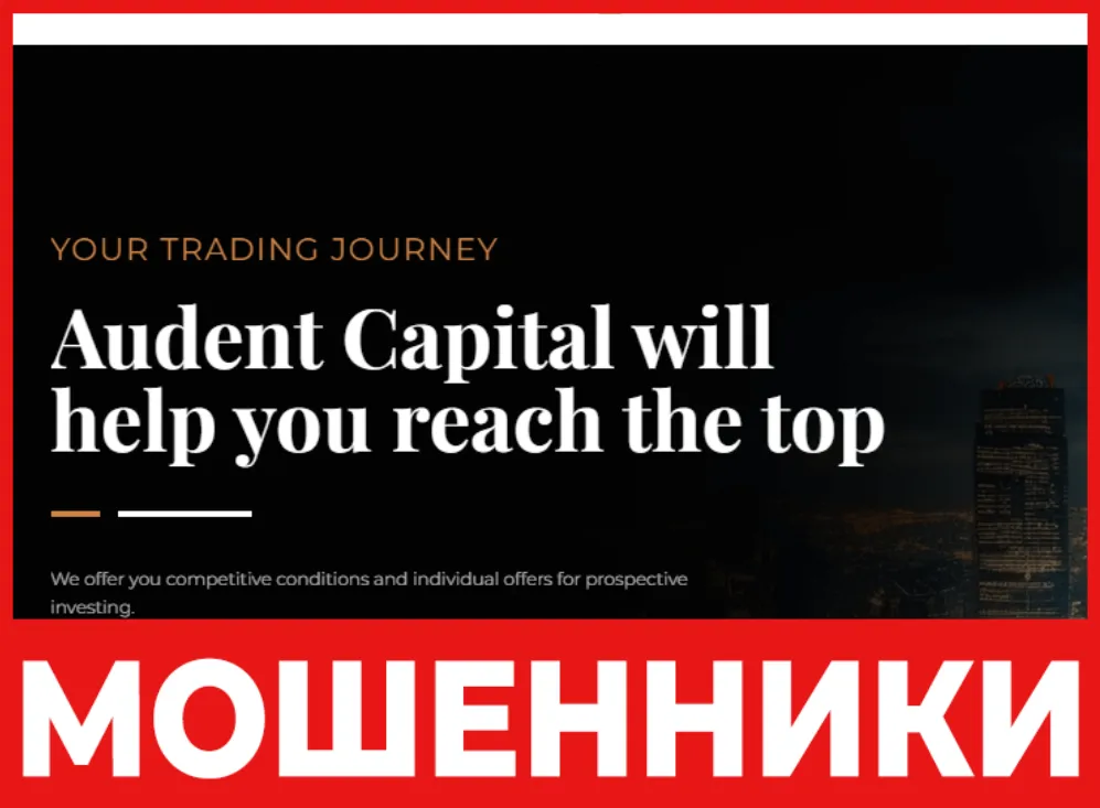 AudentCapital лицевая сторона скрин