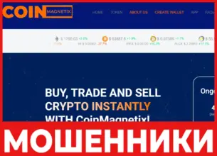 CoinMagnetix лицевая сторона скрин