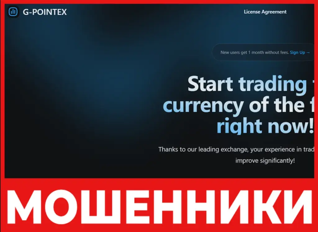 G-POINTEX лицевая сторона скрин
