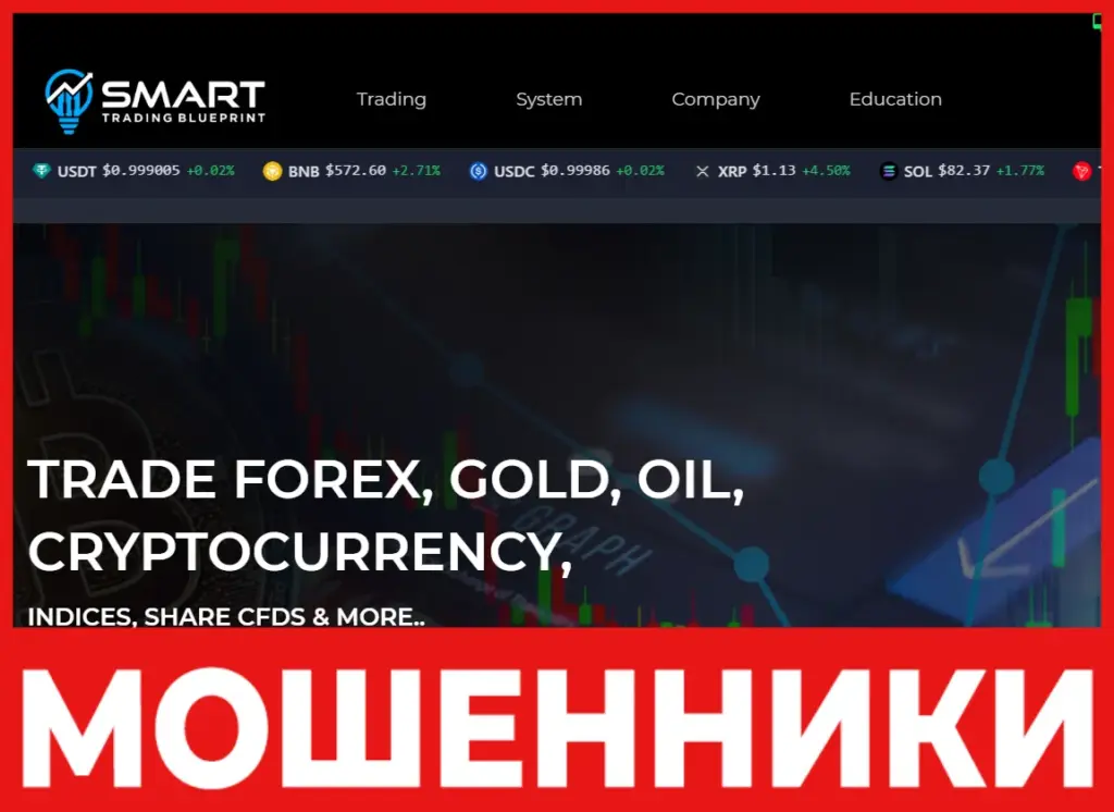 SmartTrading лицевая сторона скрин