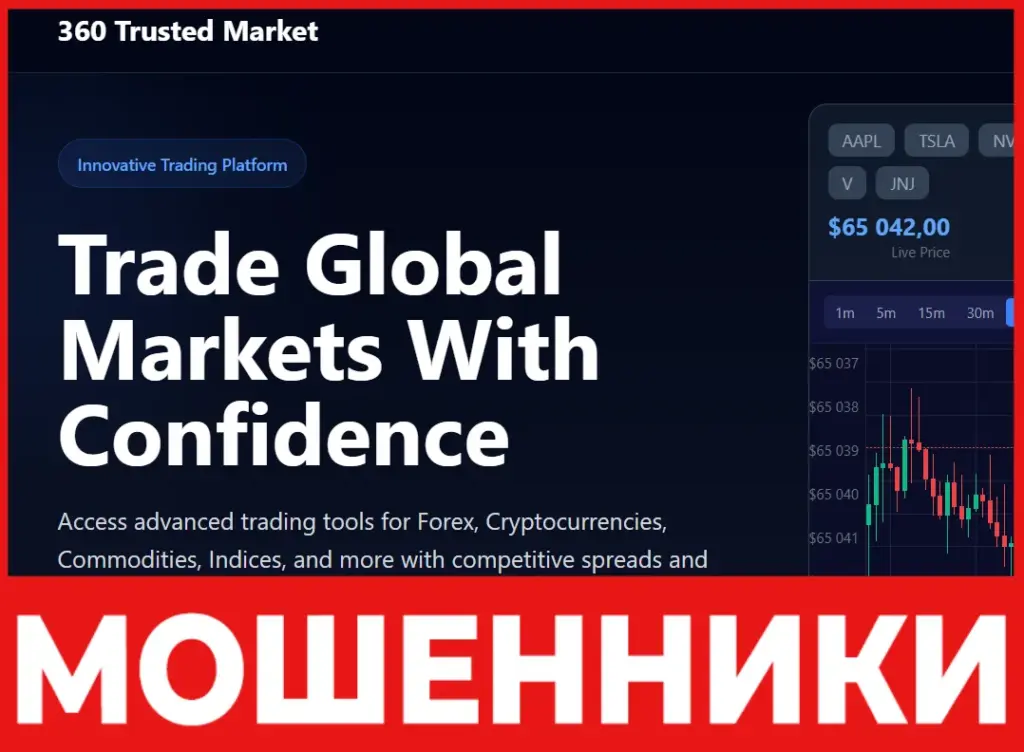 360 Trusted Market лицевая сторона скрин