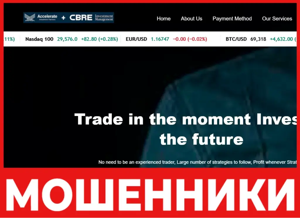 CBREFxTrading лицевая сторона скрин