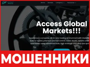 Markets Pilots лицевая сторона скрин
