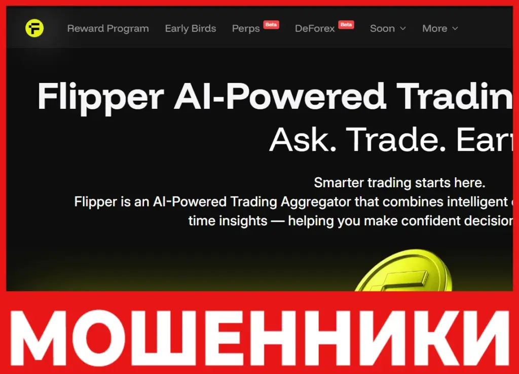 Flipper лицевая сторона скрин