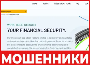 Sap Stock Fortune лицевая сторона скрин