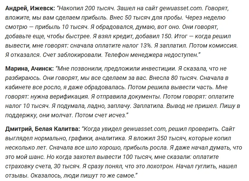 Gewu Asset Management_1 скрин