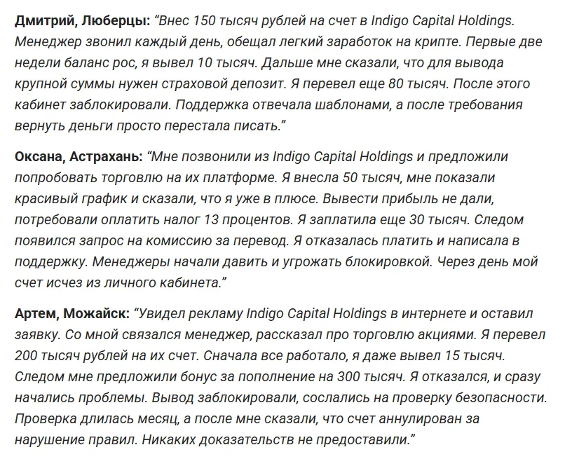 Indigo Capital Holdings_1 скрин