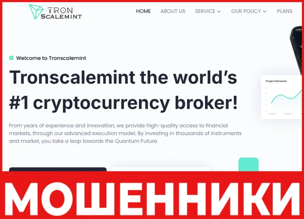 Tronscalemint лицевая сторона скрин